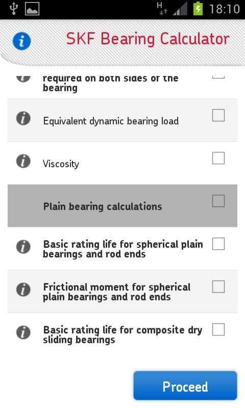 SKF Bearing Calculator скриншот 8