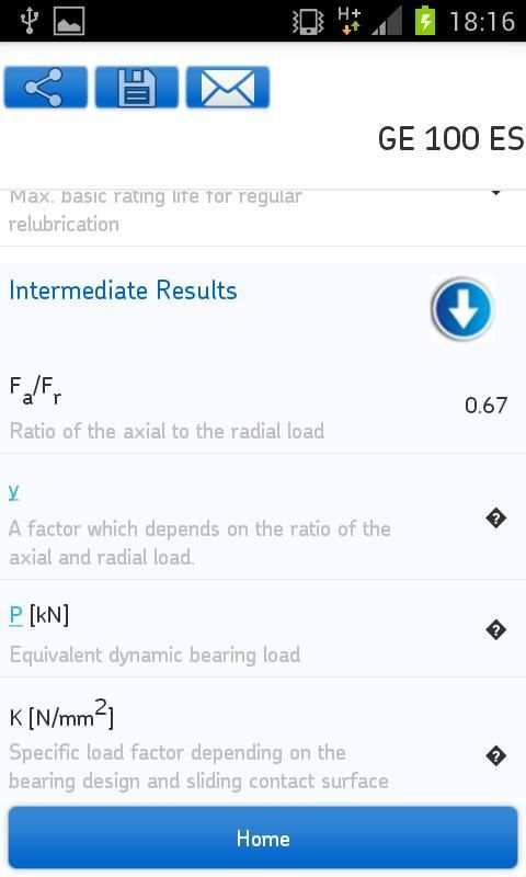 SKF Bearing Calculator скриншот 5