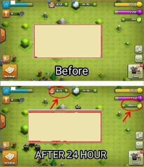 Hack Free Gems for coc App coins (Prank) screenshot 1