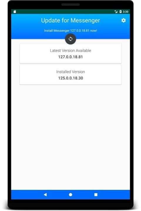 Update for Messenger screenshot 1