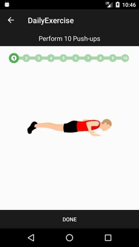 Daily Exercise स्क्रीनशॉट 2