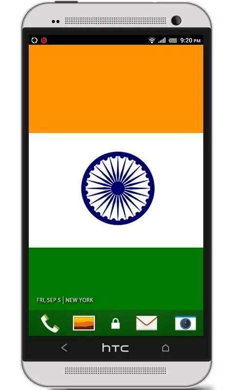 Indian Flag livefree wallpaper 1 تصوير الشاشة