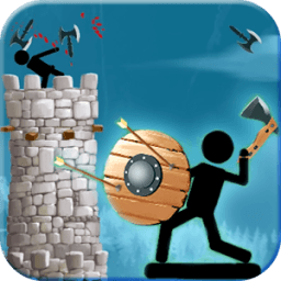 Vikings Stickman Axe Fighting иконка