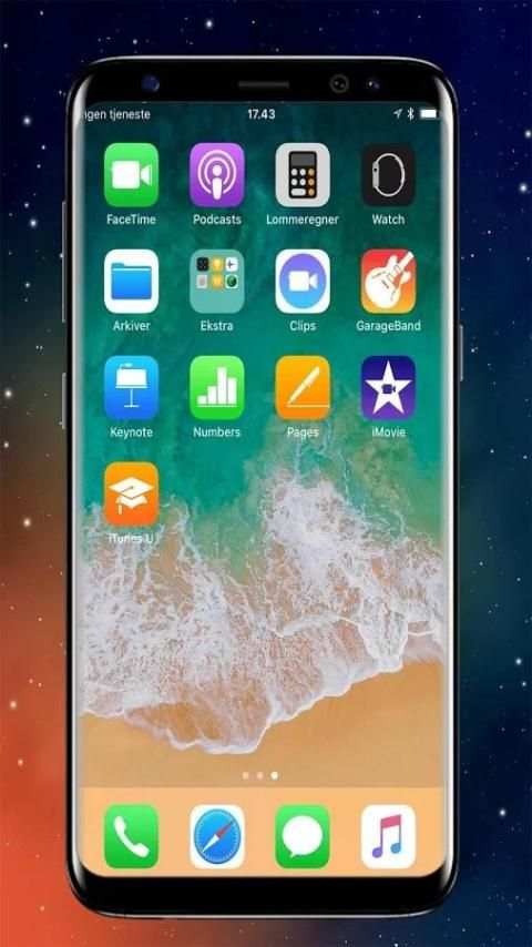 Launcher for iPhone X - HD screenshot 1