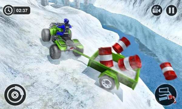 Offroad Quad Bike Cargo Delivery: ATV Rider Sim скриншот 12