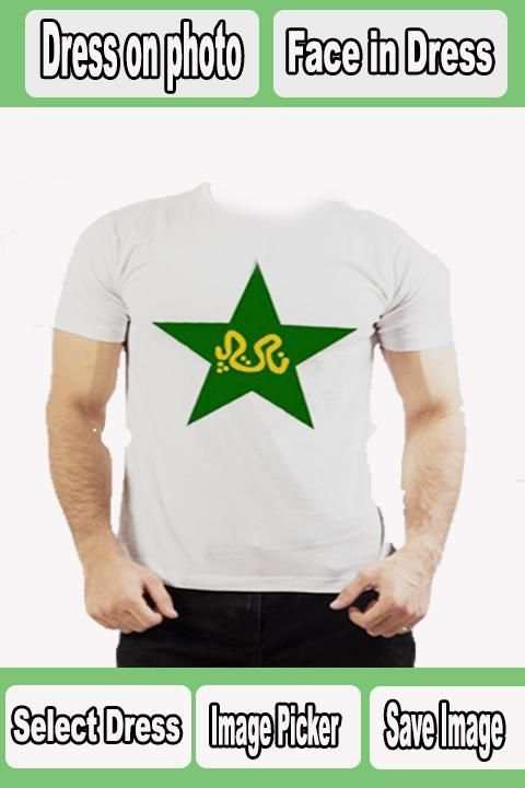 Best Pakistani Flag Shirts Photo Maker Free screenshot 1