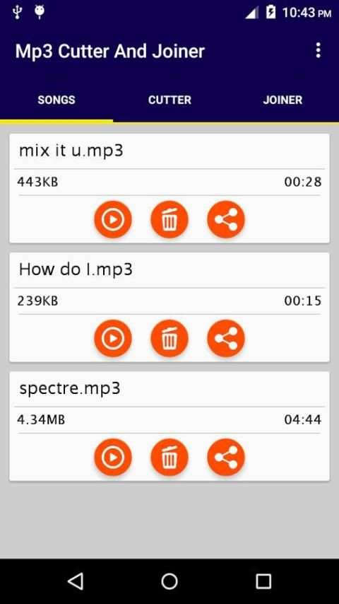 Fast Mp3 Cutter and Joiner 6 تصوير الشاشة