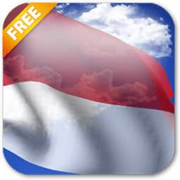 3D Indonesia Flag LWP