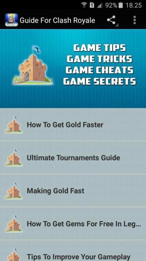 Cheats For Clash Royale скриншот 3