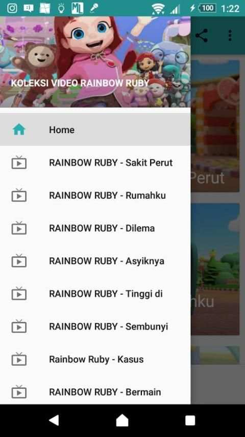 KOLEKSI VIDEO RAINBOW RUBY скриншот 5