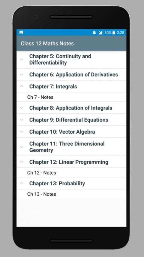 Class 12 Maths Notes screenshot 4