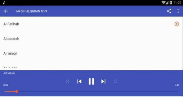 TAFSIR ALQURAN MP3 screenshot 2