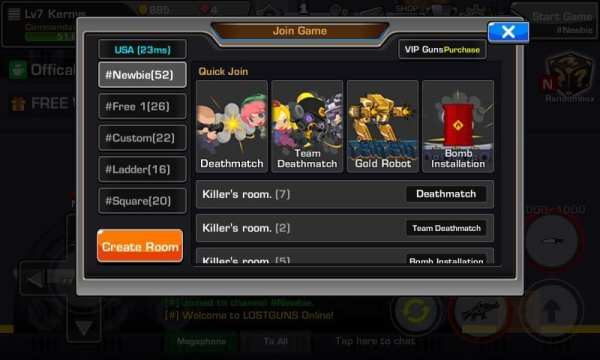 LOSTGUNS: Multiplayer Shooting скриншот 1