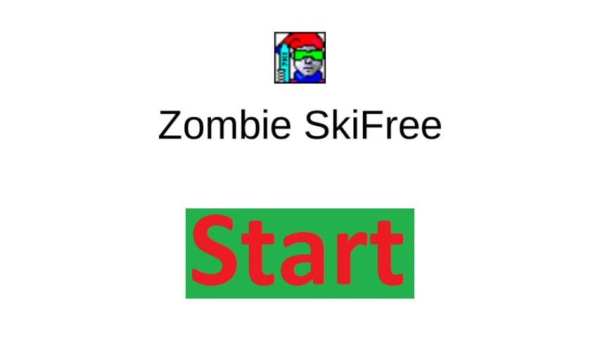 Zombie SkiFree screenshot 4