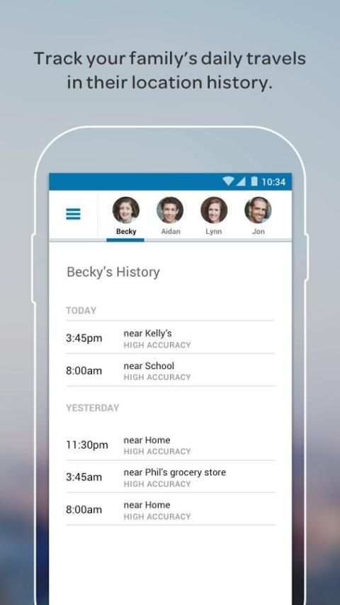 AT&T FamilyMap® स्क्रीनशॉट 6