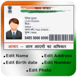 Aadhar Card Editing - Aadhar Card Check Online आइकन