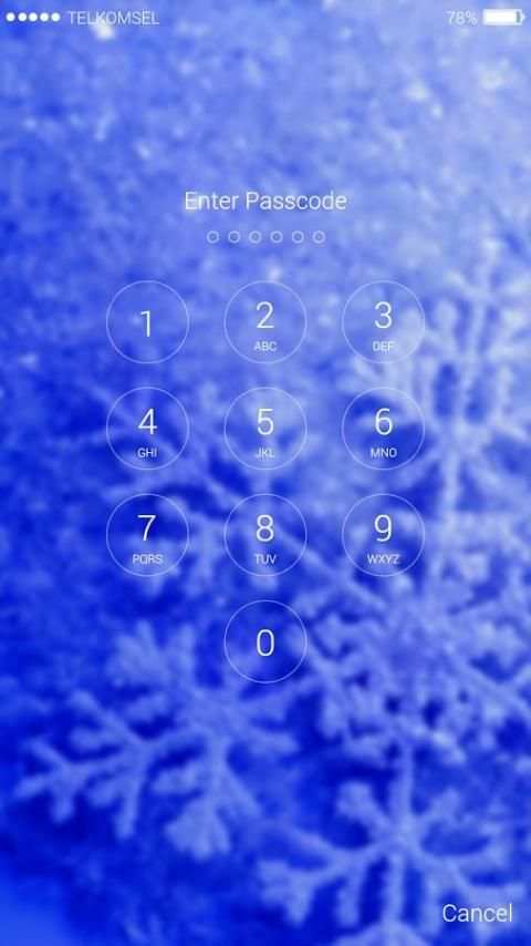 Snow Lock Screen Pro 4 تصوير الشاشة