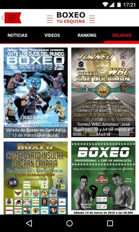 Boxeo Tu Esquina screenshot 3