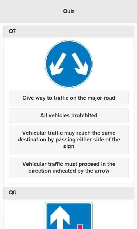 UK Highway Code Signs скриншот 1