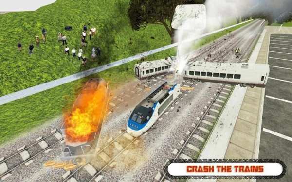 Crazy Subway Drive Chained Trains Racing Free Game скриншот 3
