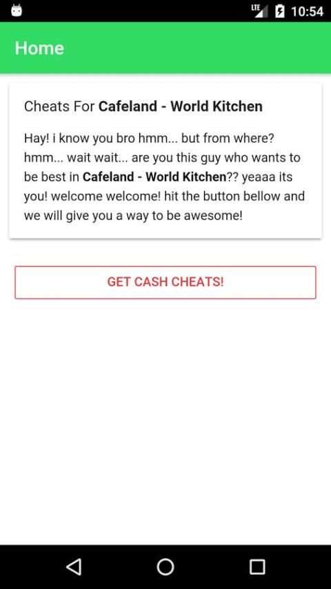Cheats For Cafeland - World Kitchen screenshot 1