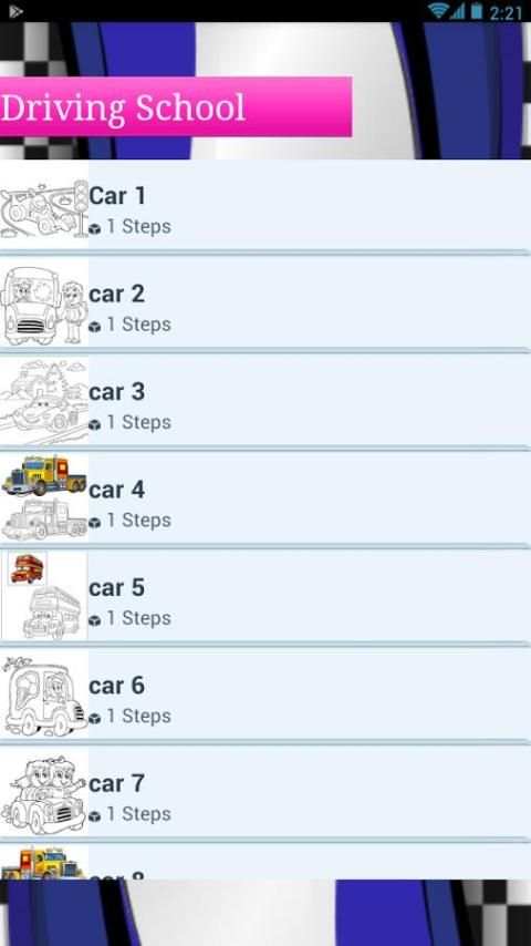 Driving School (Coloring And Drawing) скриншот 3