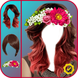 Hair Styler App For Women أيقونة