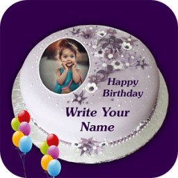 Name Photo On Birthday Cake иконка