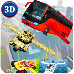 Flying Vehicles Futuristic City 3D Adventure Club icon