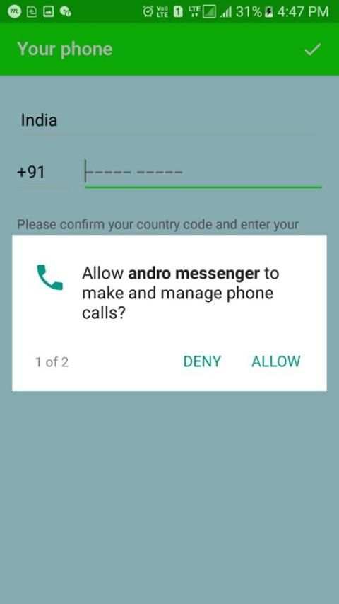 andro messenger screenshot 5