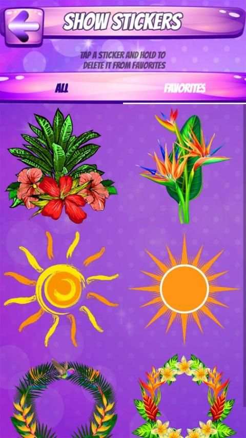 Tropical Stickers screenshot 3