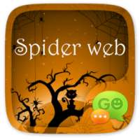 (FREE) GO SMS SPIDER WEB THEME on 9Apps