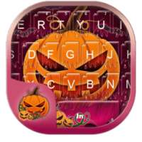 Purple Halloween Keyboard Theme on 9Apps