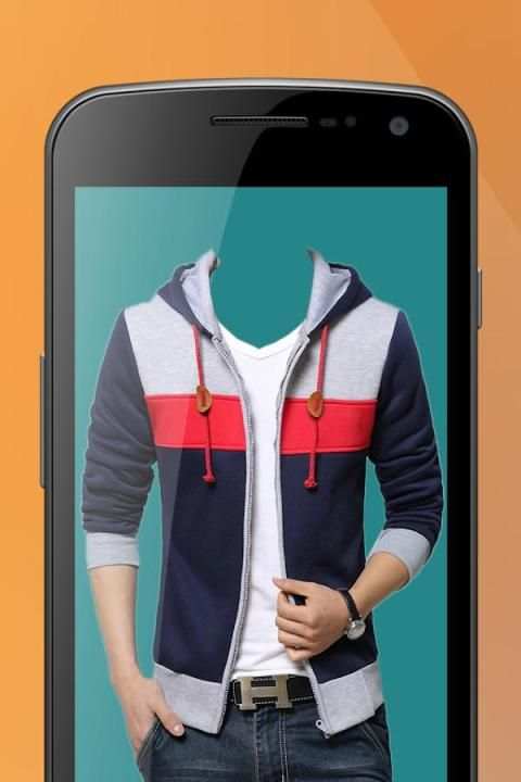 Men Sweatshirt Photo Suit screenshot 4