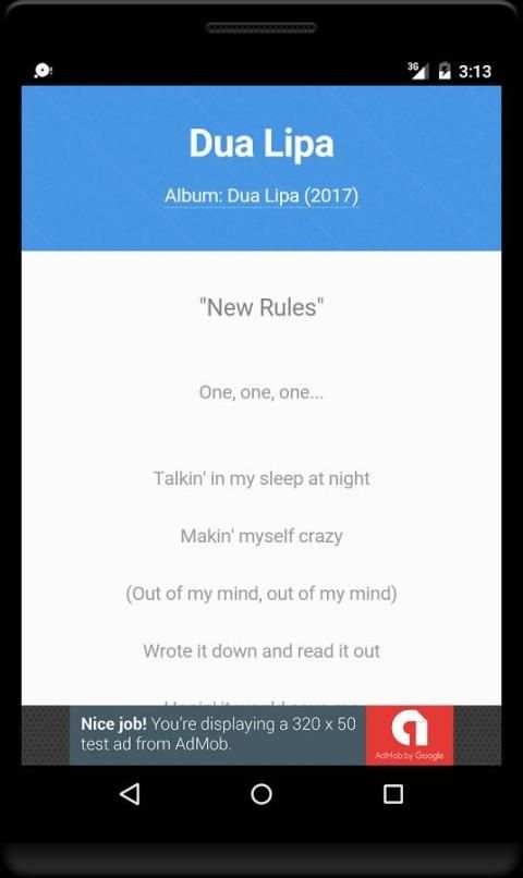 Best Music Lyric Dua Lipa screenshot 3