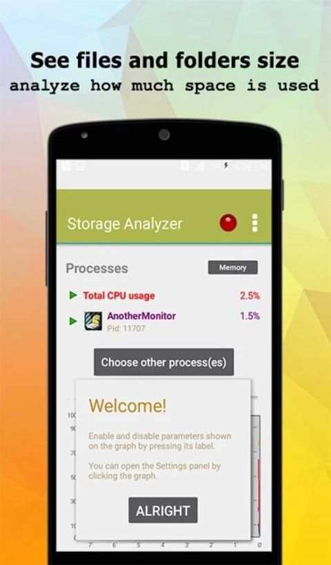 Storage Analyzer on Disk Space  3 تصوير الشاشة