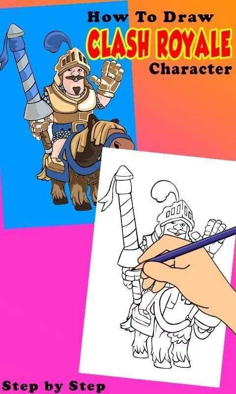 How To Draw Clash Royalë Character Step by Step 6 تصوير الشاشة