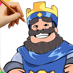 How To Draw Clash Royalë Character Step by Step أيقونة