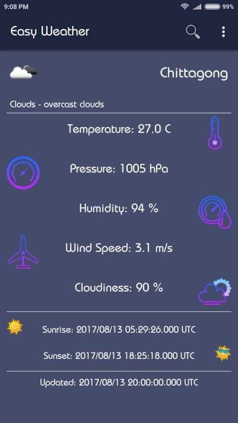 Easy Weather скриншот 1