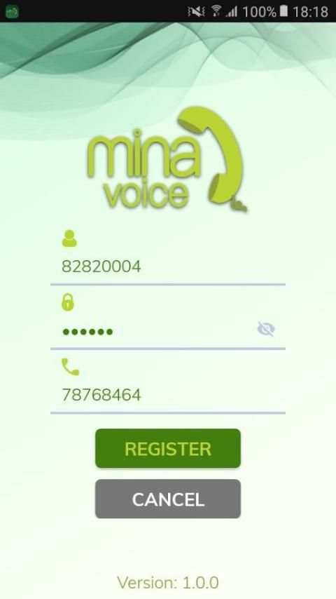 Minavoice screenshot 1