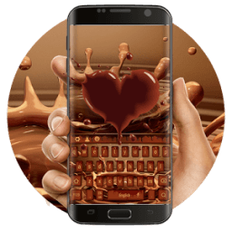 Chocolate Love keyboard أيقونة