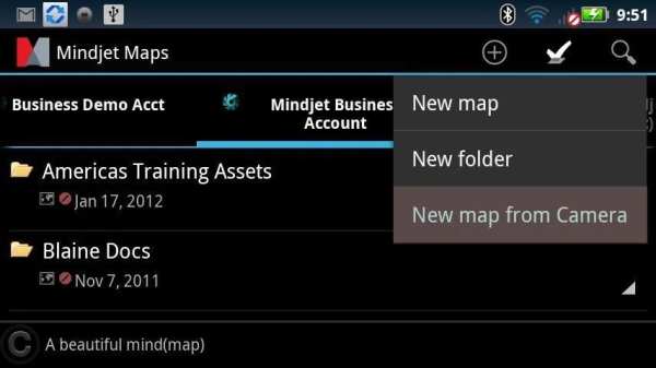 Mindjet Maps for Android скриншот 8