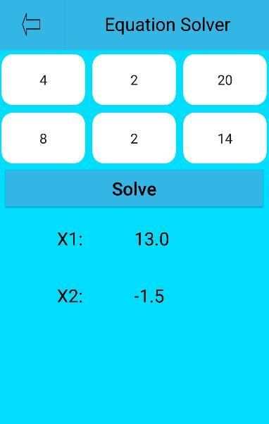 System of Equations Solver screenshot 2