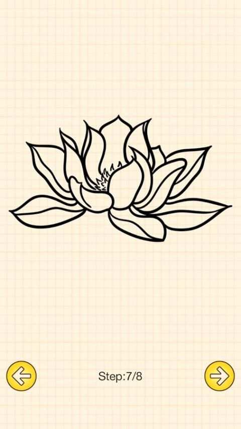 How To Draw Flowers Tattoo скриншот 1