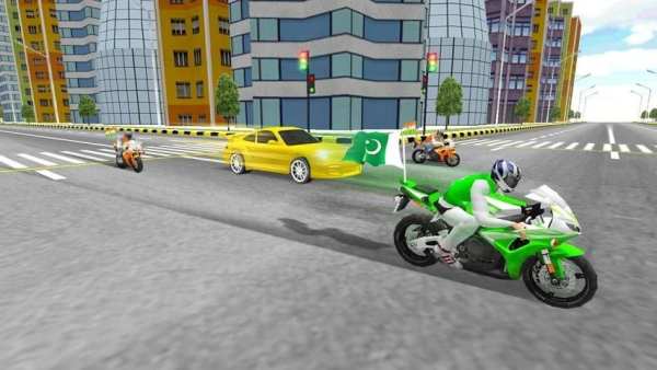 Pak India Real Bike Attack Race screenshot 1