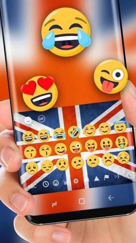 UK FLag Keyboard Theme скриншот 2