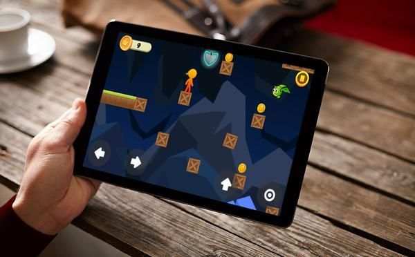 Red Fire Stickman Run скриншот 1