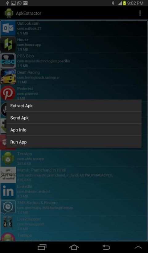 Apk Extractor स्क्रीनशॉट 1