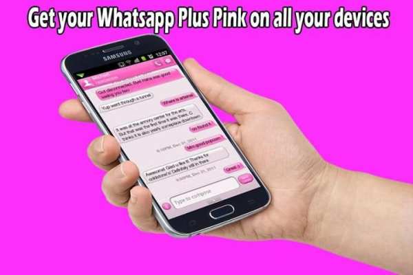 New Whatsapp Plus Pink Tips скриншот 2