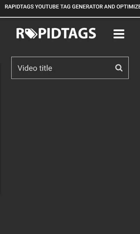 YouTube Tag Generator screenshot 3